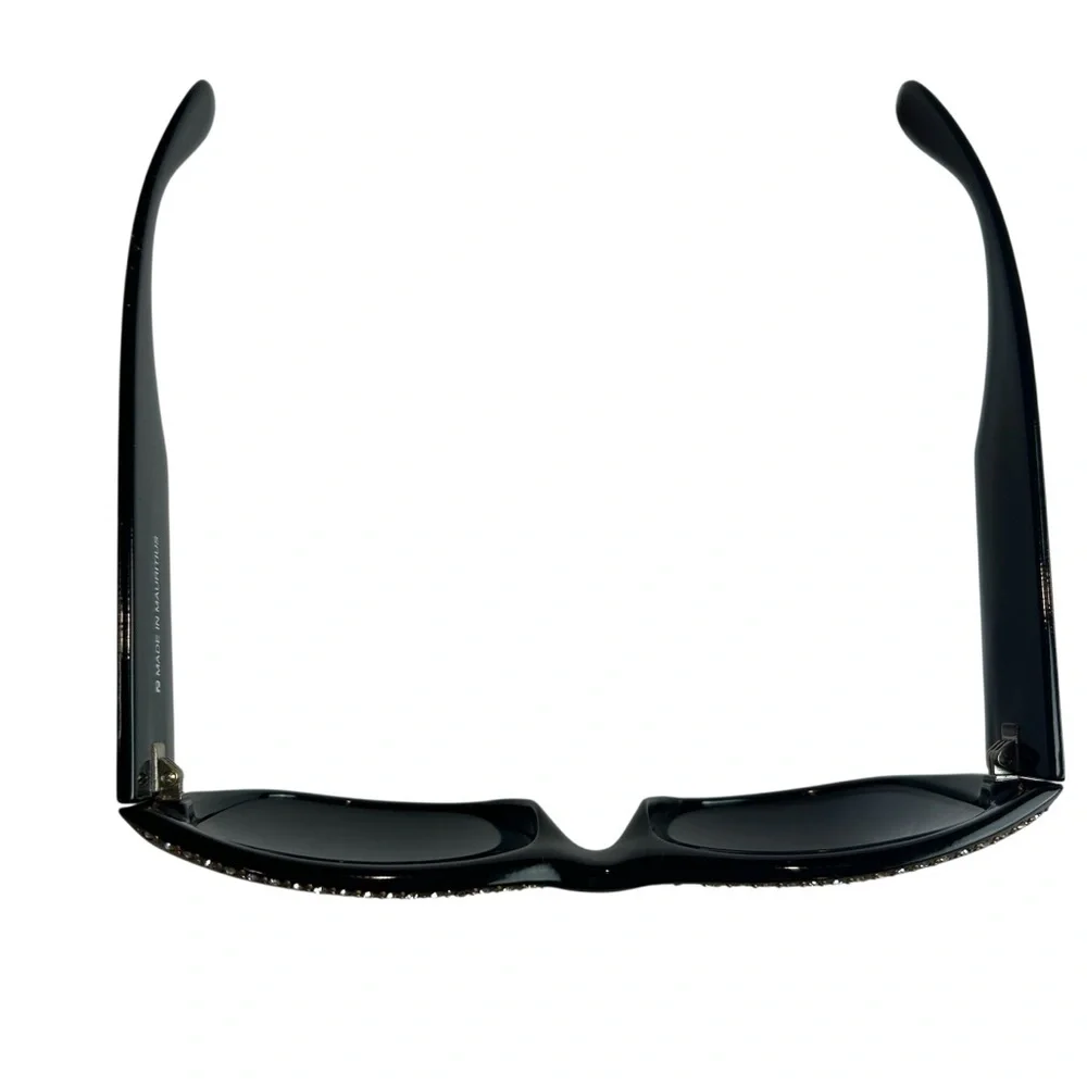 Rhinestone Upper Vintage Black Women's Sunglasses